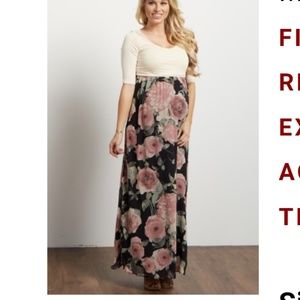 Pinkblush maternity dress XL